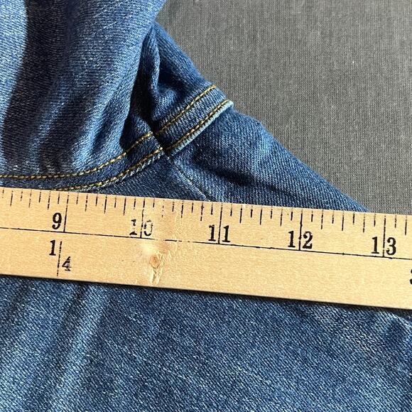Spanx Bootcut Jegging Jeans Womens Small Blue Medium Wash Denim Pull On Stretch - Picture 11 of 12